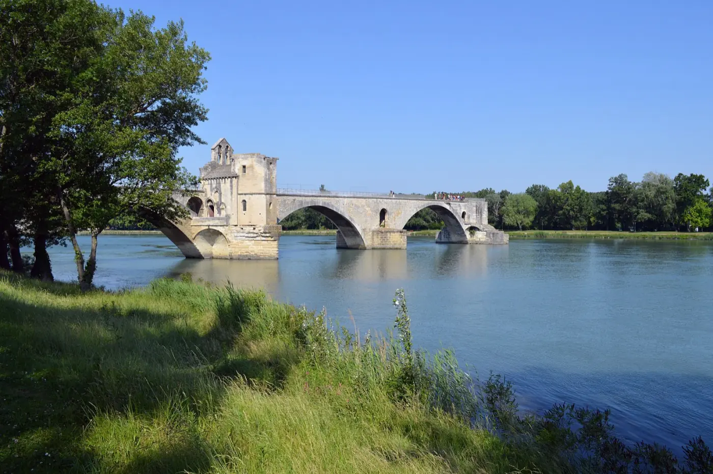 Pont Saint-Bénézet sur le Rhône