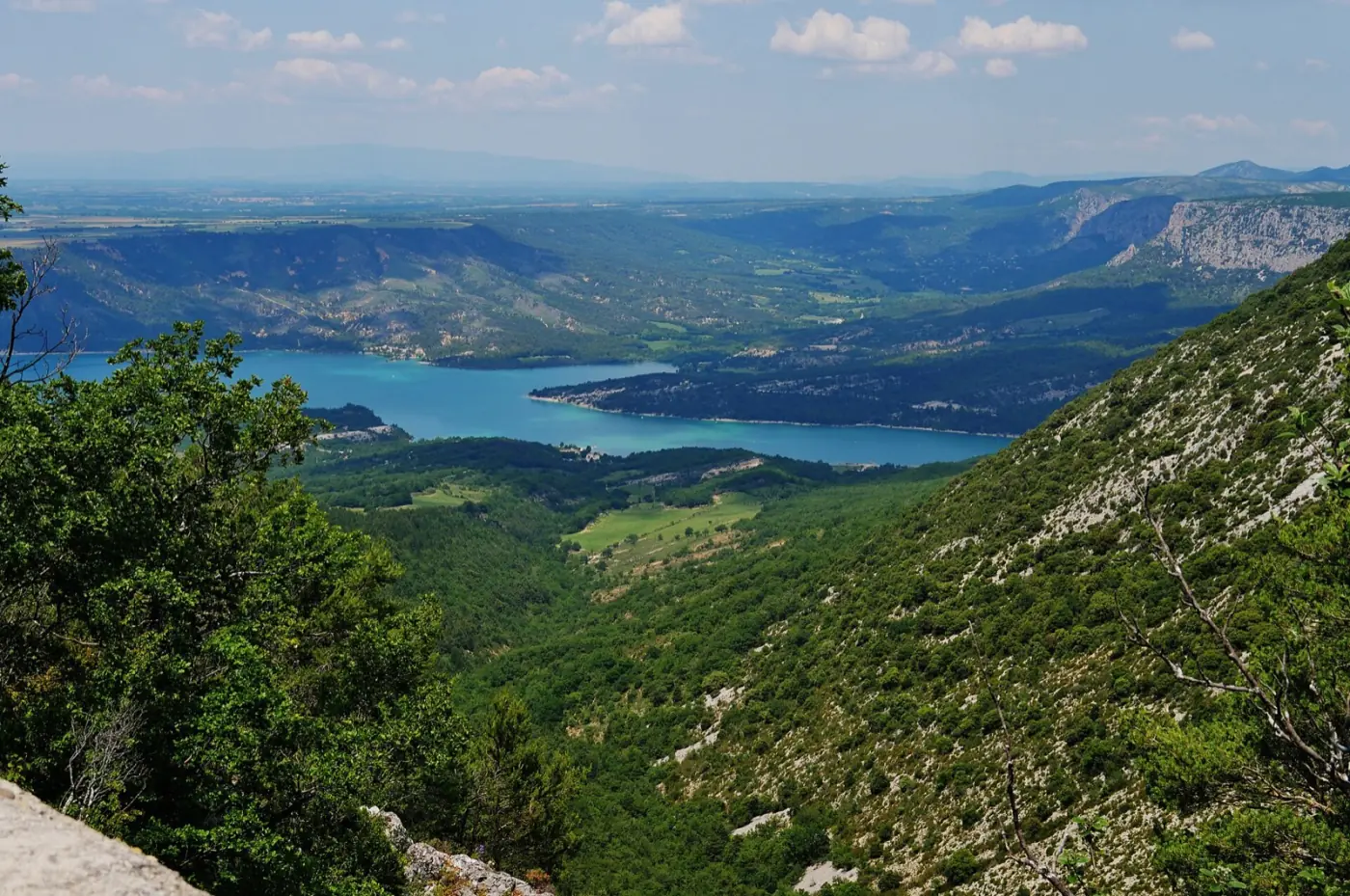 Panorama du lac de Sainte-Croix